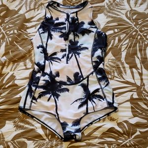 $One piece tropical swimsuit XS S